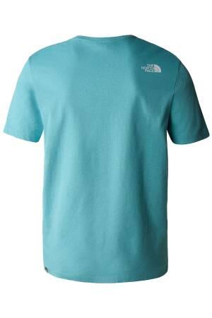 S/S Mountain Line Tee Erkek T-Shirt - NF0A7X1N Açık Mavi - 2
