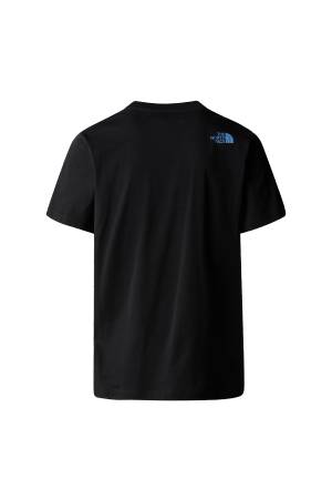 S/S Mountain Line Tee Erkek T-Shirt - NF0A87NT Siyah - 2