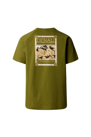 S/S North Faces Tee Erkek T-Shirt - NF0A87NU Yağ Yeşili - 2