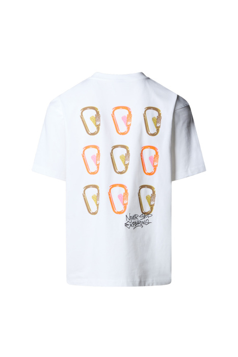 Ss Nse Oversızed Tee Unisex T-Shirt - NF0A8C3T Beyaz - 5