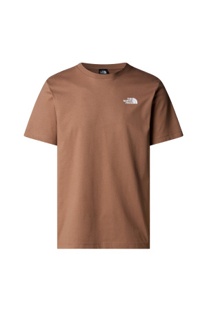 S/S Redbox Tee Erkek T-Shirt - NF0A87NP Açık Kahverengi - The North Face