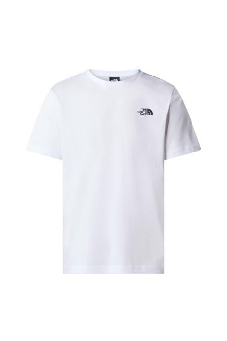 S/S Redbox Tee Erkek T-Shirt - NF0A87NP Beyaz - 1