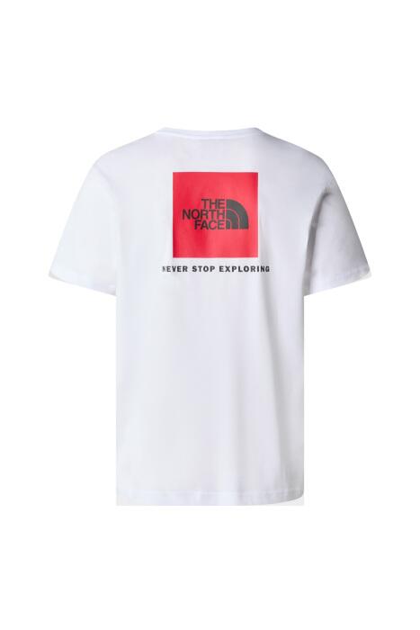S/S Redbox Tee Erkek T-Shirt - NF0A87NP Beyaz - 2