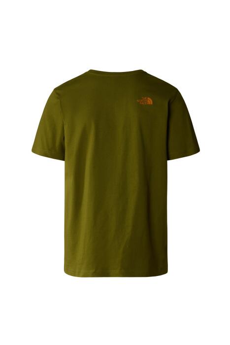 S/S Rust 2 Tee Erkek T-Shirt - NF0A87NW Yağ Yeşili - 2