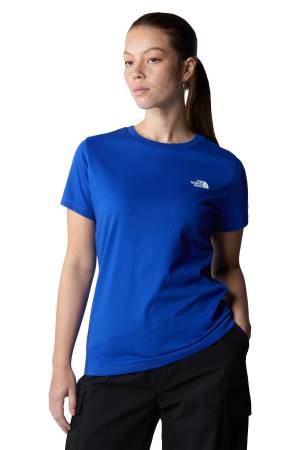 S/S Simple Dome Slim Tee Kadın T-Shirt - NF0A87NH Mavi - 3