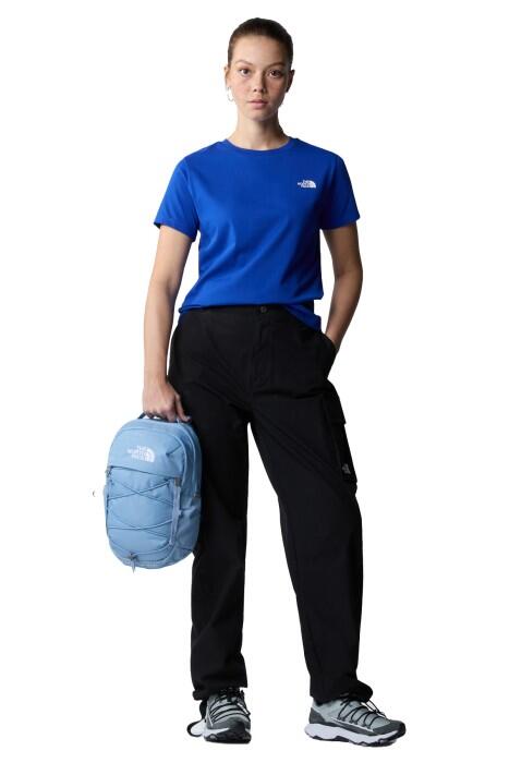 S/S Simple Dome Slim Tee Kadın T-Shirt - NF0A87NH Mavi - 4