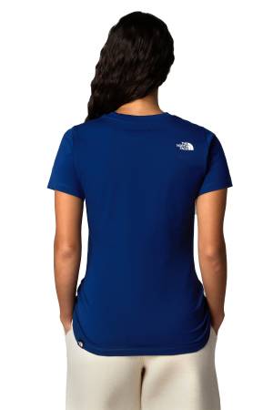 S/S Simple Dome Slim Tee Kadın T-Shirt - NF0A87NH Petrol Mavisi - 5