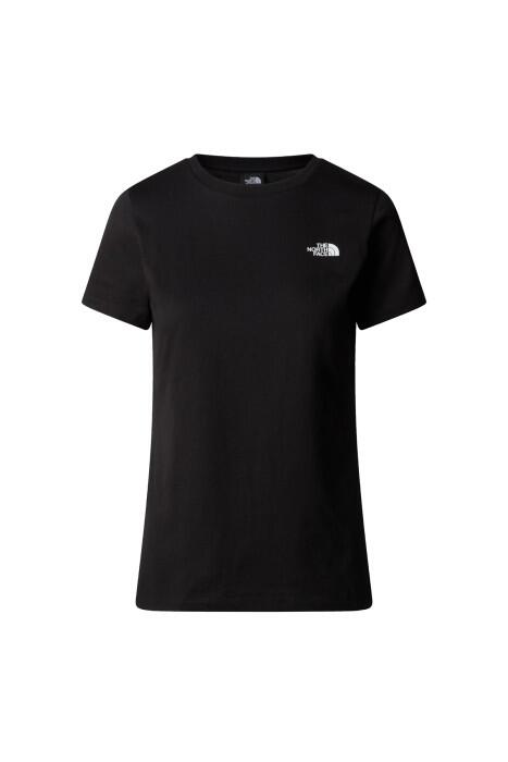 S/S Simple Dome Slim Tee Kadın T-Shirt - NF0A87NH Siyah - 1