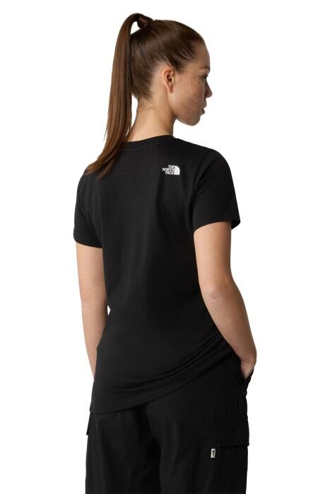 S/S Simple Dome Slim Tee Kadın T-Shirt - NF0A87NH Siyah - 5