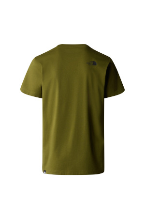 S/S Simple Dome Tee Erkek T-Shirt - NF0A87NG Yağ Yeşili - 2