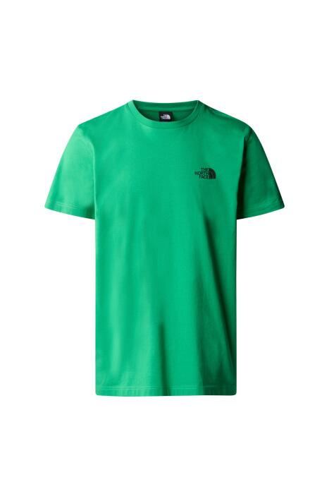 S/S Simple Dome Tee Erkek T-Shirt - NF0A87NG Yeşil - 1