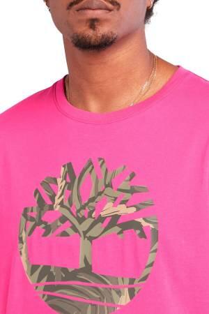 Ss Tree Logo Seasonal Camo Erkek T-Shirt - TB0A68VH Fuşya - 3