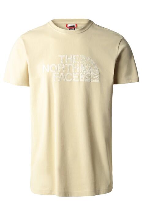 S/S Woodcut Dome Erkek T-Shirt - NF0A827H Gri - 1