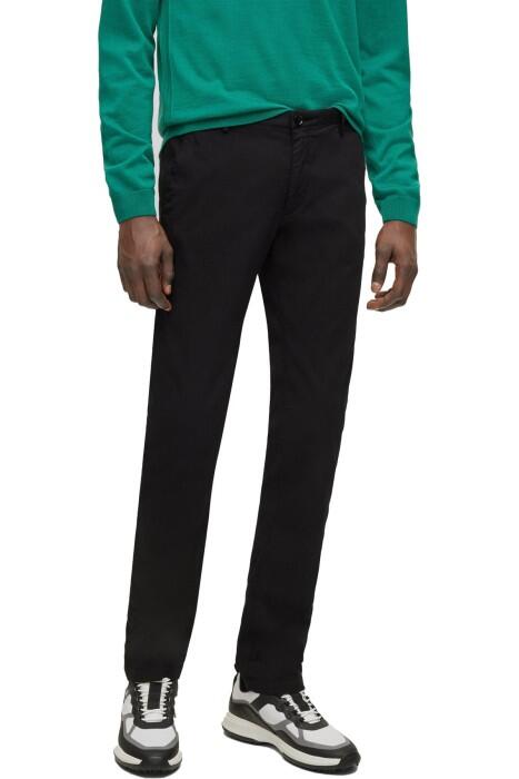 Streç Pamuklu Gabardin İçinde Dar Kesim Pantolon - 50468721 Siyah - 3