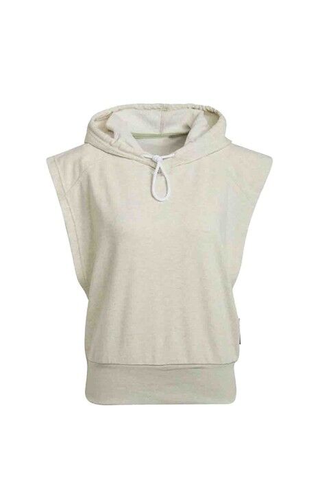 Studio Lounge Kadın Kapüşonlu T-Shirt - HE4150 Krem - 1
