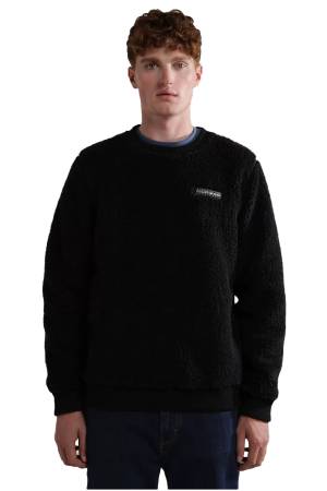 T-Morgex C Erkek Polar SweatShirt - NP0A4GJ1 Siyah - Napapijri