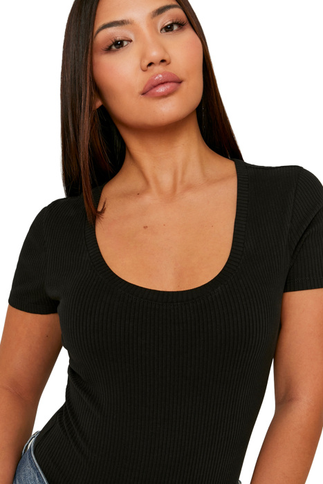 Tally Weijl Kadın Basic T-Shirt - STSCOORIONS Siyah - 2