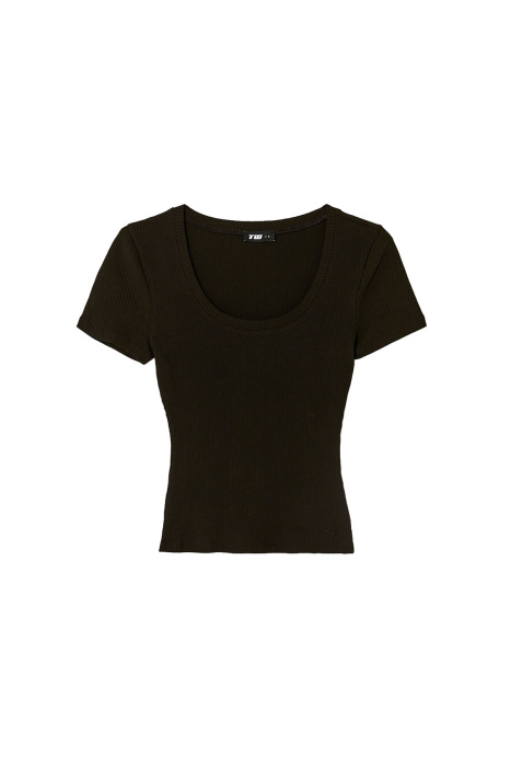 Tally Weijl Kadın Basic T-Shirt - STSCOORIONS Siyah - 4