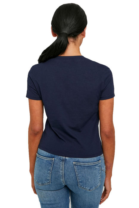 Tally Weijl Kadın Baskılı T-Shirt - STSCOPERLA Lacivert - 3
