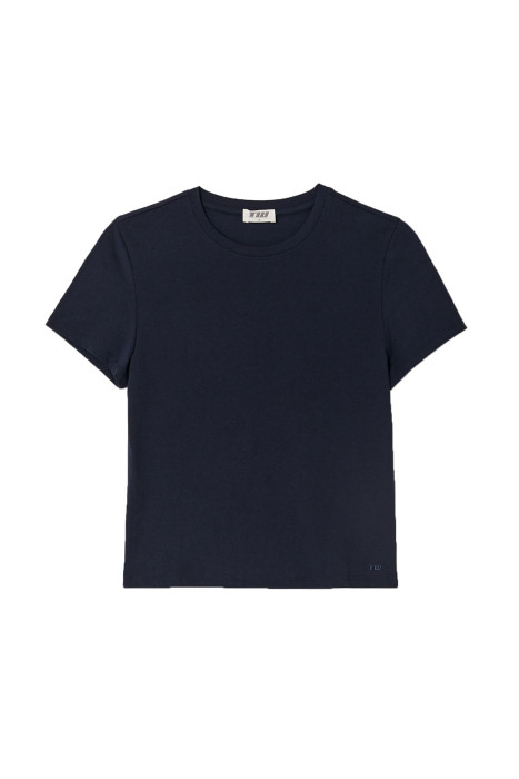 Tally Weijl Kadın Baskılı T-Shirt - STSCOPERLA Lacivert - 4