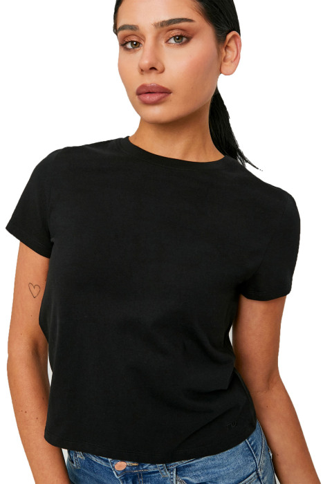 Tally Weijl Kadın Baskılı T-Shirt - STSCOPERLA Siyah - 2