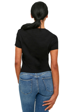 Tally Weijl Kadın Baskılı T-Shirt - STSCOPERLA Siyah - 3