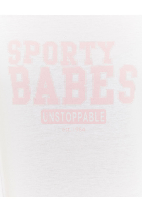 Tally Weijl Kadın Baskılı T-Shirt - STSCOPERLAP5 Beyaz - 5