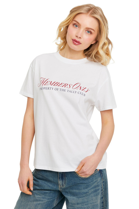 Tally Weijl Kadın Baskılı T-Shirt - STSCOPOOM14 Beyaz - 2