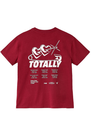 Tally Weijl Kadın Baskılı T-Shirt - STSCOPOOM14 Kırmızı - 6