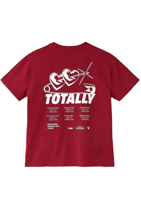Tally Weijl Kadın Baskılı T-Shirt - STSCOPOOM14 Kırmızı - 6