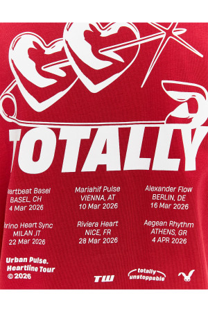 Tally Weijl Kadın Baskılı T-Shirt - STSCOPOOM14 Kırmızı - 7