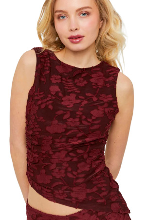 Tally Weijl Kadın Bluz - SSLPEJUNE Bordo - 2