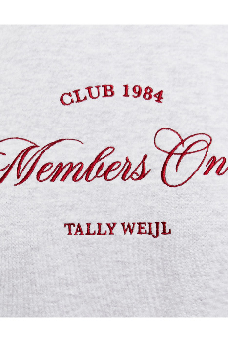 Tally Weijl Kadın Crop SweatShirt - SSWCOACRO Gri - 3