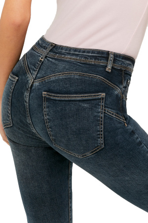 Tally Weijl Kadın Jean Pantolon - SPADEPUMPMR3 Koyu Mavi - 3