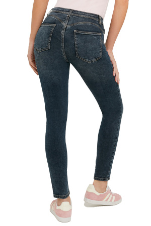 Tally Weijl Kadın Jean Pantolon - SPADEPUMPMR3 Koyu Mavi - 4