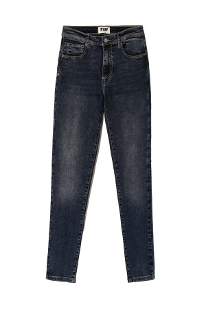 Tally Weijl Kadın Jean Pantolon - SPADEPUMPMR3 Koyu Mavi - 5