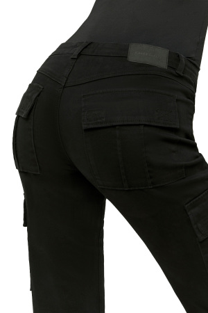 Tally Weijl Kadın Kargo Pantolon - SPACOWELLE Siyah - 4