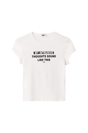 Tally Weijl Kadın T-Shirt - STSCOLYLE14 Beyaz - 5