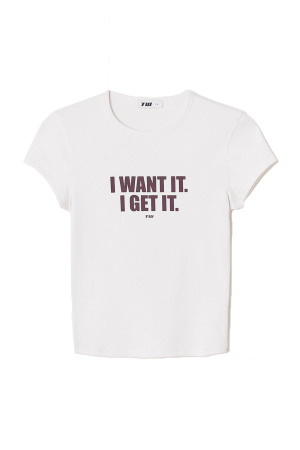 Tally Weijl Kadın T-Shirt - STSCOLYLE22 Beyaz - 4