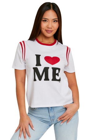 Tally Weijl Kadın T-Shirt - STSCOORCUN2 Beyaz - Tally Weijl