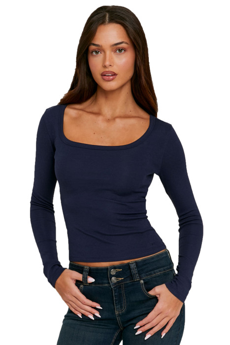 Tally Weijl Kadın T-Shirt - STSCOORLA Lacivert - 1