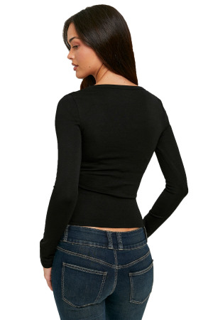 Tally Weijl Kadın T-Shirt - STSCOORLA Siyah - 3