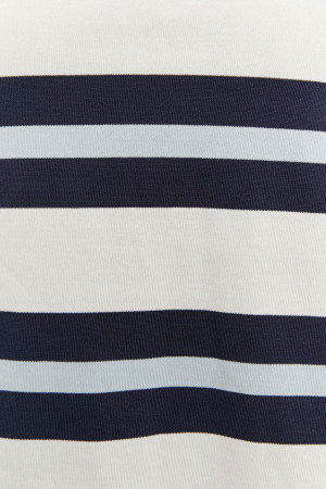 Tally Weijl Kadın Uzun Kollu Polo T-Shirt - STSCOMANZA4 Beyaz - 5