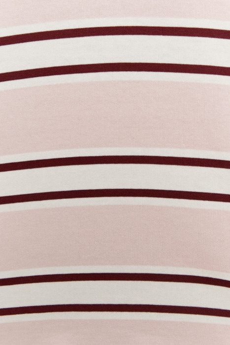Tally Weijl Kadın Uzun Kollu Polo T-Shirt - STSCOMANZA4 Pembe/Beyaz - 6