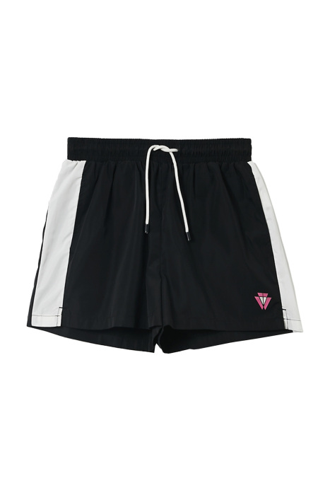 Tally Weijl Kadın Yüksek Bel Short - SSHPEKITO Siyah/Beyaz - 5