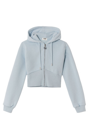Tally Weijl Kapüşonlu SweatShirt - SSWCOCORA3 Mavi - 5