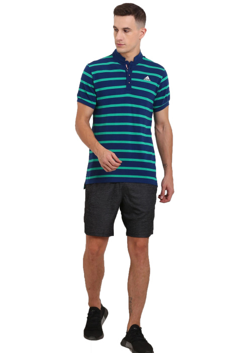 Tc 1 Erkek Polo T-Shirt - EC5352 Petrol Yeşili/Petrol Mavisi - 3