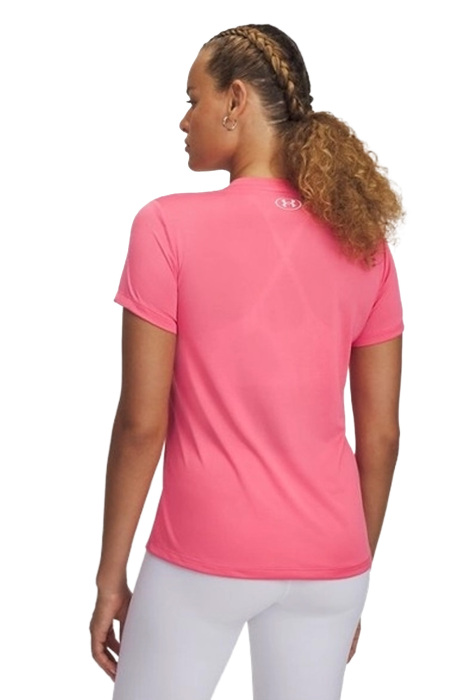 Tech SSV- Solid Kadın T-Shirt - 1384229 Pembe/Beyaz - 2