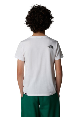 Teen S/S Simple Dome Tee Çocuk T-Shirt - NF0A8DRP Beyaz - 2