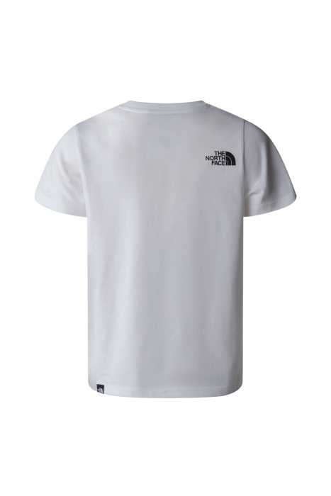 Teen S/S Simple Dome Tee Çocuk T-Shirt - NF0A8DRP Beyaz - 4